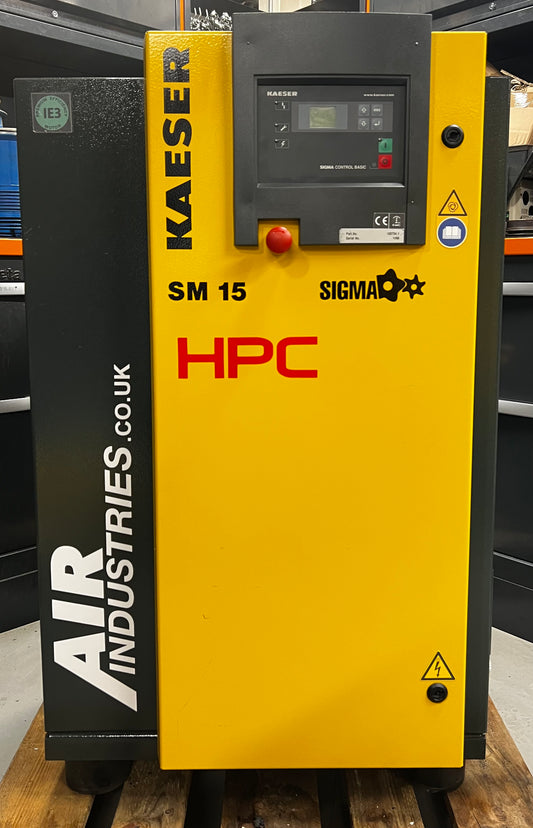 HPC / Kaeser SM15 Floor Mounted Rotary Screw Compressor (9.0Kw, 53CFM)