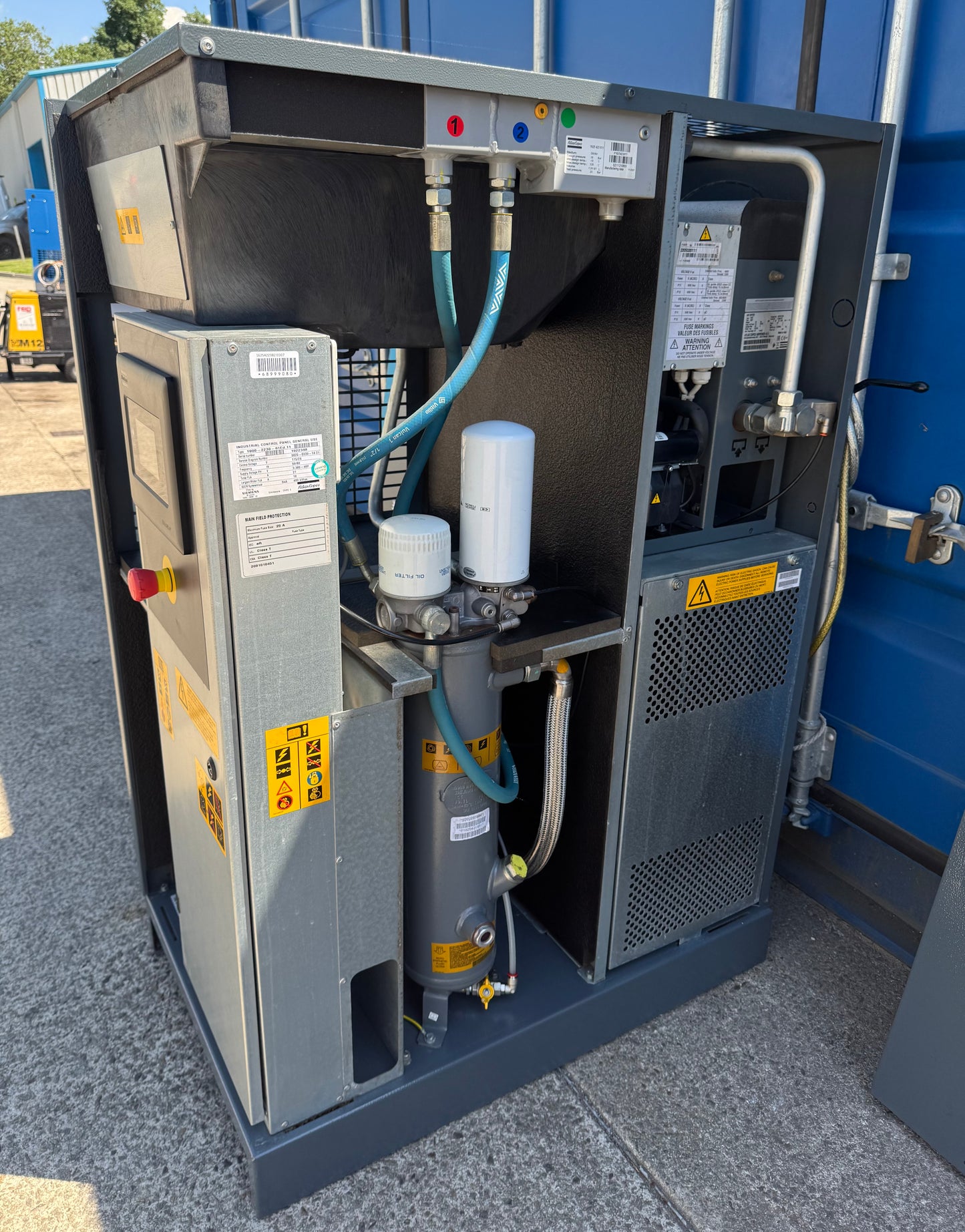 Atlas Copco GA7VSD+FF Variable Speed Rotary Screw Compressor + Dryer, 46cfm!