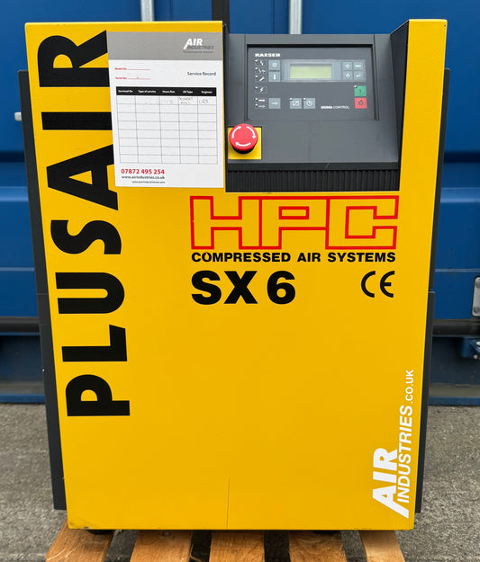 HPC / Kaeser SX6 Floor Mounted Rotary Screw Compressor (4.0Kw, 21CFM)