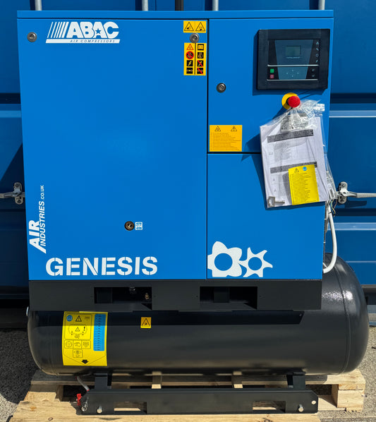 ABAC Genesis 11 Receiver Mounted Rotary Screw Compressor + Dryer + Filter (53CFM)