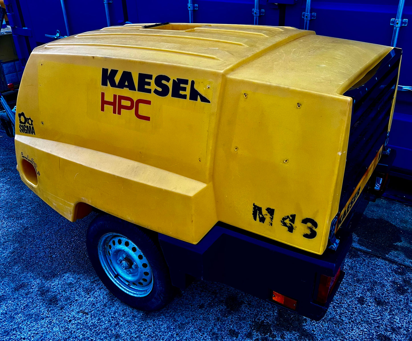 HPC / Kaeser M43 Portable Diesel Rotary Screw Compressor, 7bar,( 150Cfm)