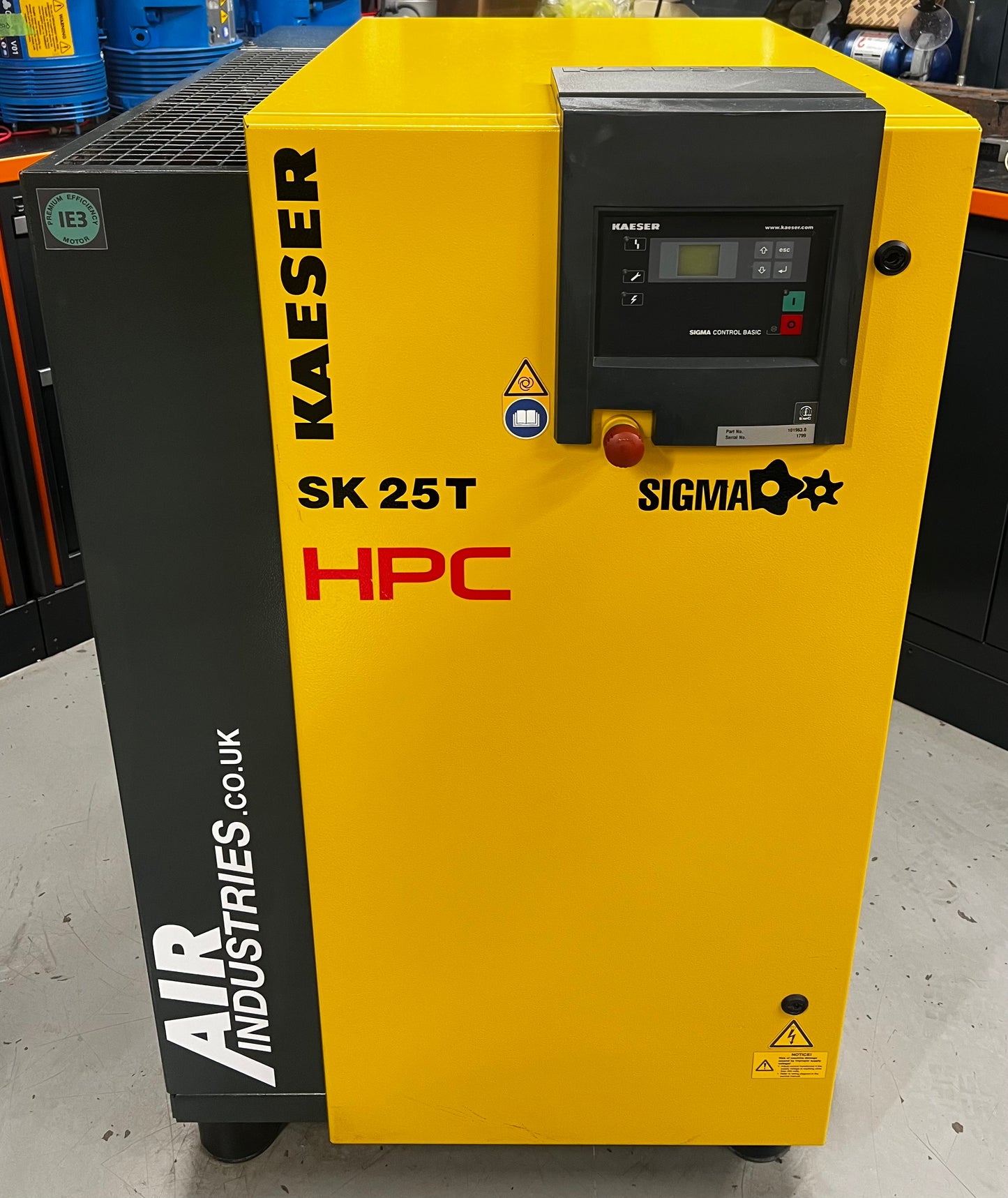 Kaeser / HPC SK25T Rotary Screw Compressor Package + Dryer + Receiver (89CFM)
