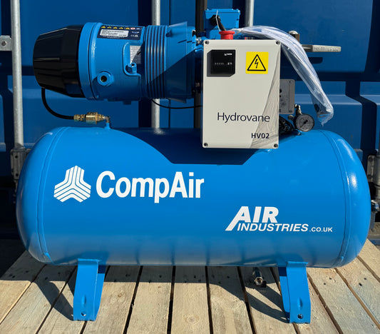 Hydrovane HV02 Receiver Mounted Rotary Vane Compressor (230v, Single Phase)