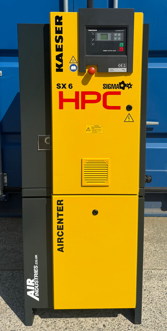 HPC / Kaeser Aircenter 6 Rotary Screw Compressor + Receiver + Dryer (4.0Kw, 17cfm)