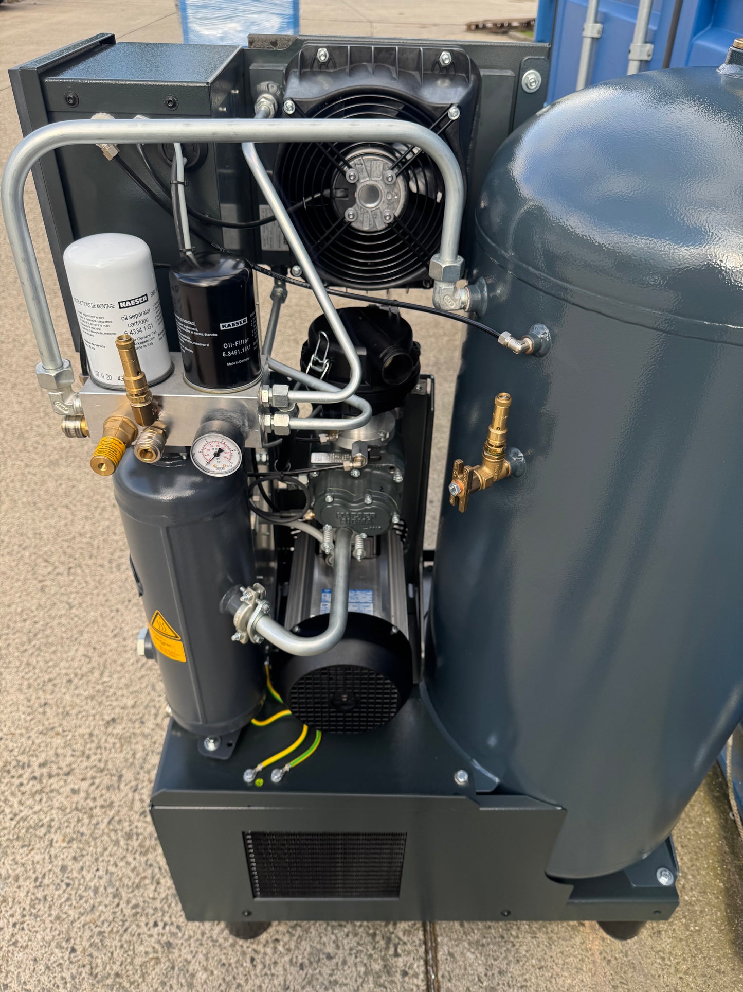 Kaeser SXC3 Rotary Screw Compressor + Dryer + Receiver (12Cfm, 2.2Kw, 8Bar)