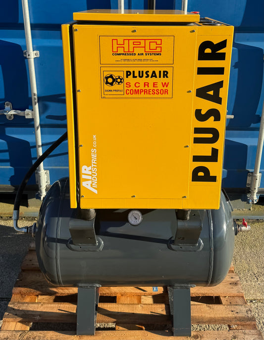 Kaeser SM11 Receiver Mounted Rotary Screw Compressor (7.5kw, 40Cfm)