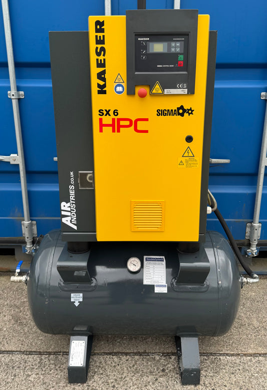 HPC / Kaeser SX6 Receiver Mounted Rotary Screw Compressor 4.0Kw, 11Bar!