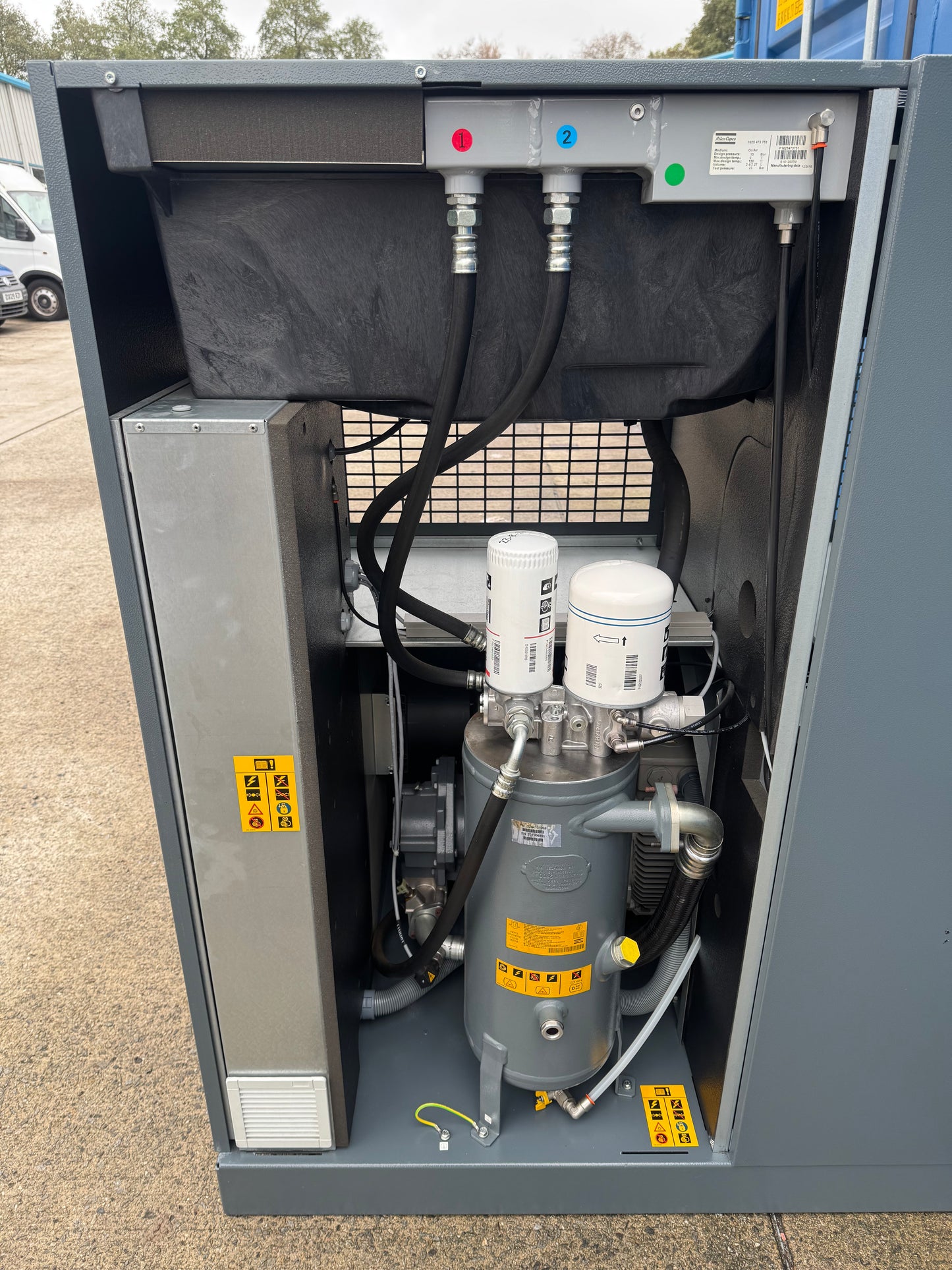 Atlas Copco GA11+ Rotary Screw Compressor, 11Kw, 80cfm!