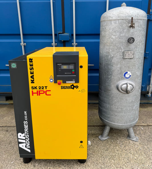 Kaeser / HPC SK22T Rotary Screw Compressor + Dryer (11Bar, 60CFM)