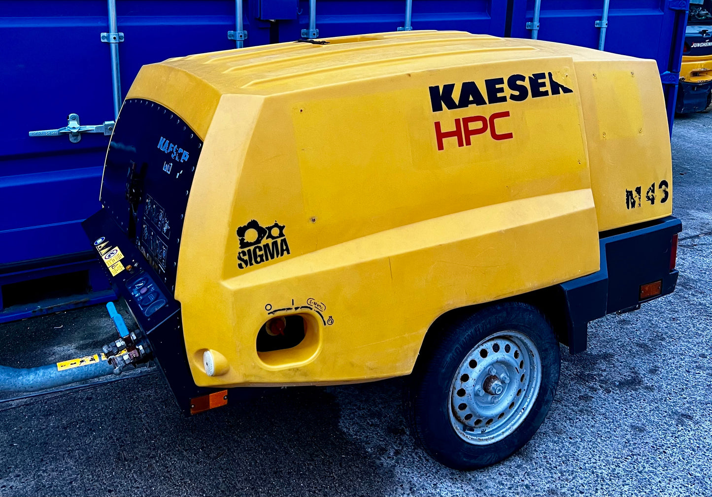 HPC / Kaeser M43 Portable Diesel Rotary Screw Compressor, 7bar,( 150Cfm)