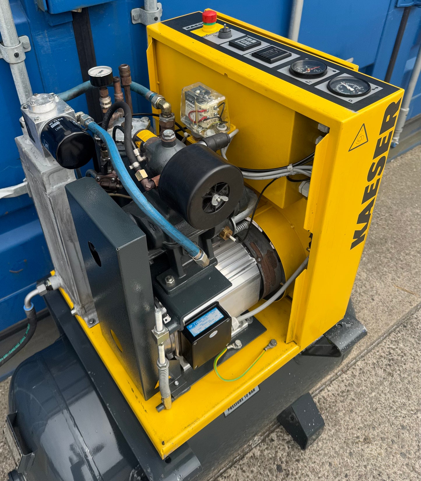 HPC / Kaeser SX6 Receiver Mounted Rotary Screw Compressor 4.0Kw 16.5cfm