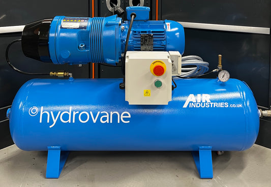 Hydrovane HV02 Receiver Mounted Rotary Vane Compressor (400v Three Phase)