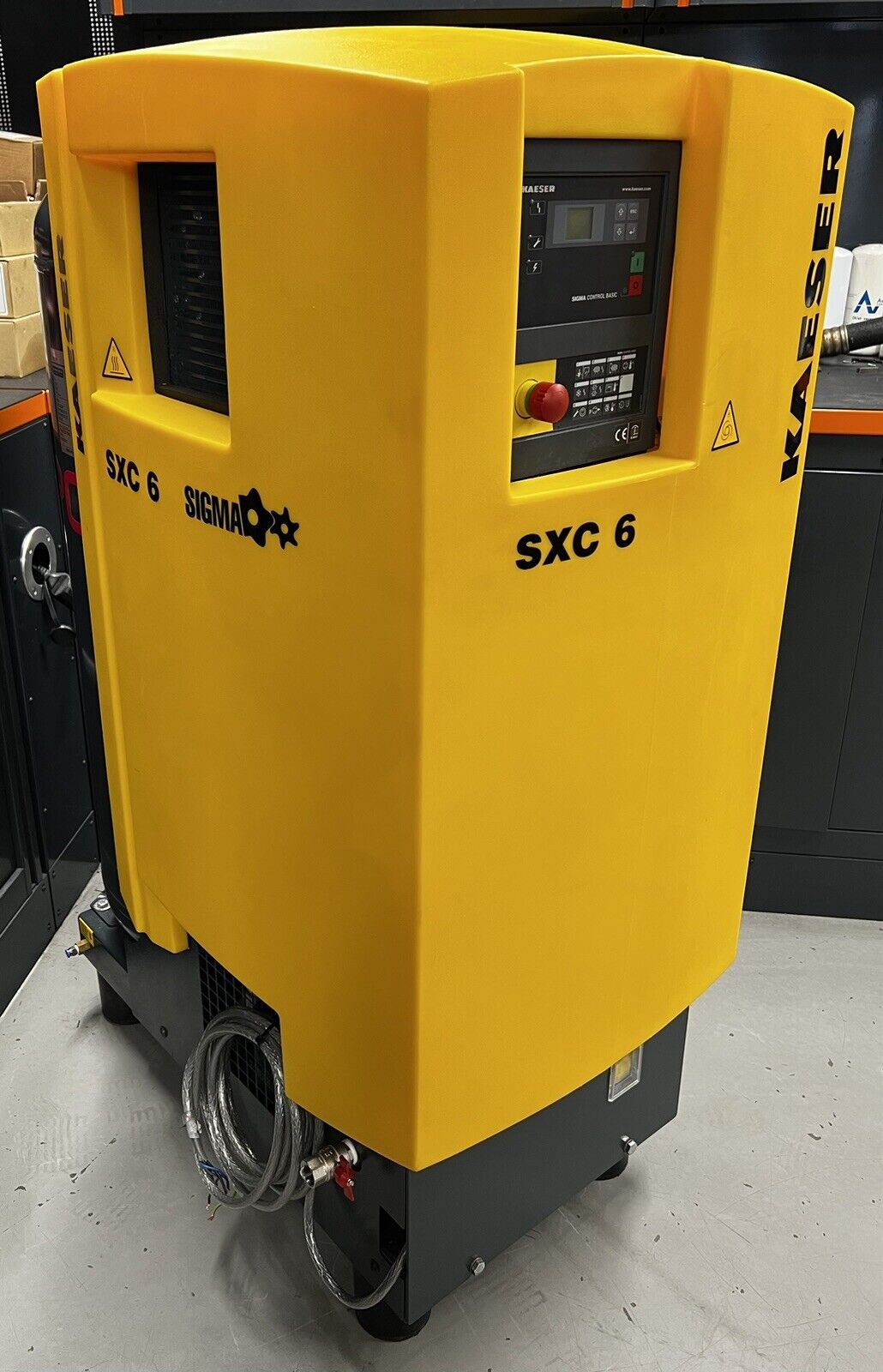 HPC / Kaeser SXC6 Rotary Screw Compressor + Receiver + Dryer 4.0Kw, 16.95cfm