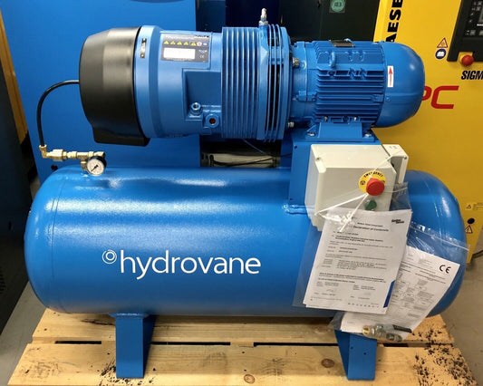 Hydrovane HV04 Receiver Mounted Rotary Vane Compressor (20.1CFM, 4.0Kw)