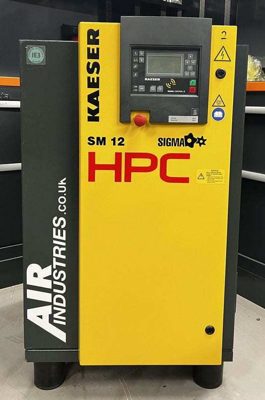 HPC / Kaeser SM12 Rotary Screw Compressor (7.5Kw, 27CFM, 15Bar, 217psi)