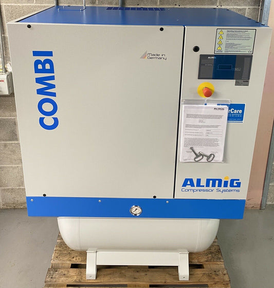 New Almig Combi 11 Receiver Mounted Rotary Screw Compressor + Dryer + Filters