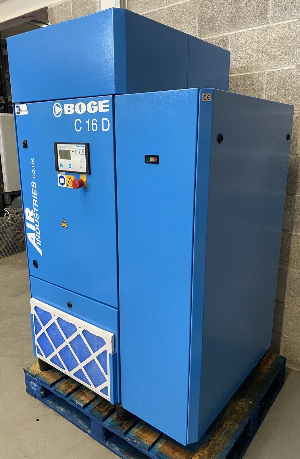 BOGE C16D Rotary Screw Compressor + Dryer 11kW, (60CFM)