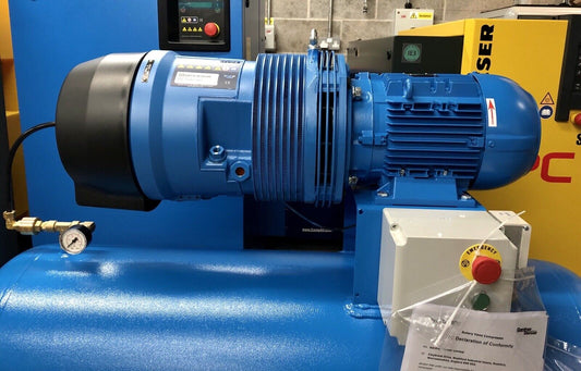 Hydrovane HV04 Receiver Mounted Rotary Vane Compressor (20.1CFM, 4.0Kw)