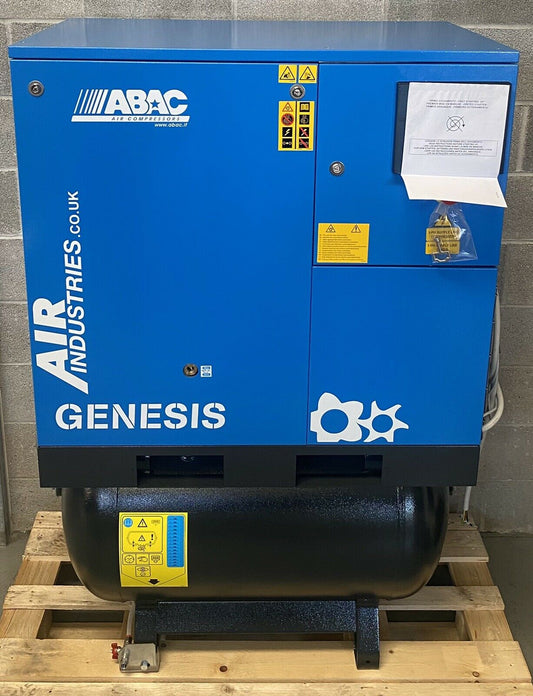 ABAC Genesis 11 Receiver Mounted Rotary Screw Compressor + Dryer + Filter (53CFM)