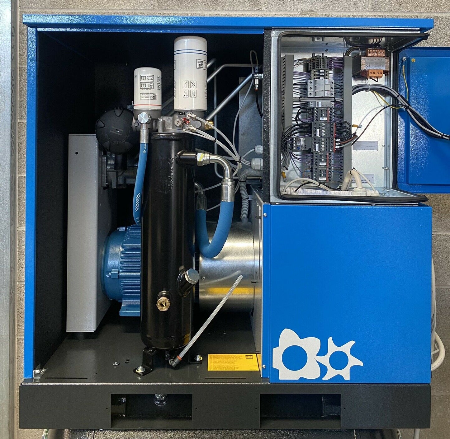 ABAC Genesis 11 Receiver Mounted Rotary Screw Compressor + Dryer + Filter (53CFM)