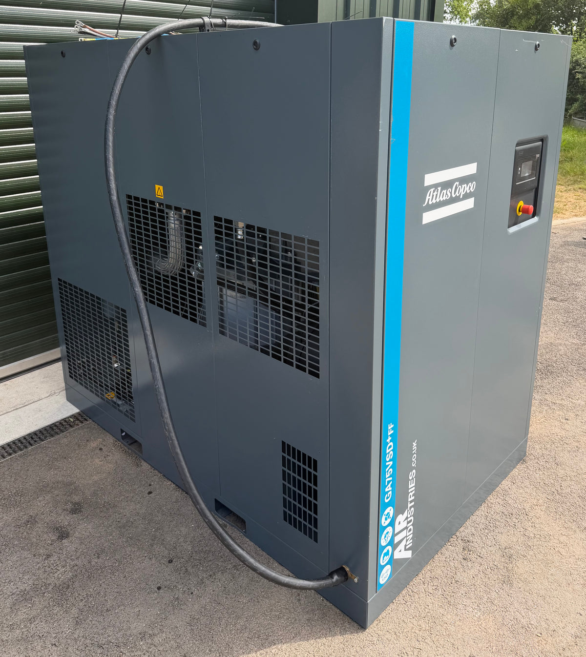 Atlas Copco GA75VSD+FF Variable Speed Rotary Screw Compressor + Dryer (563CFM)