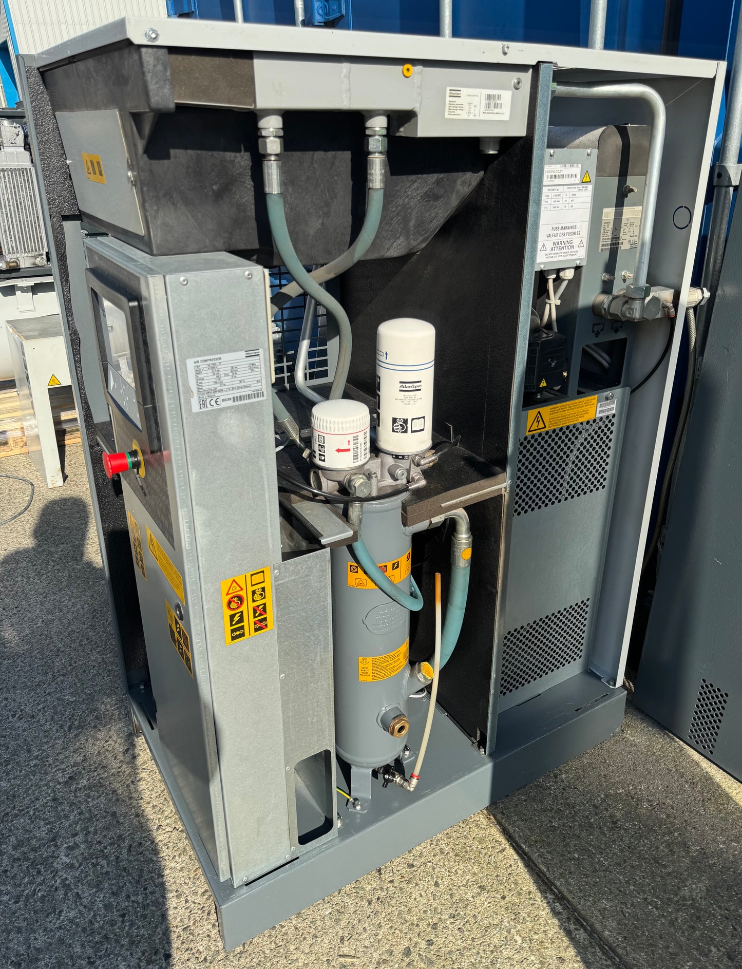 Atlas Copco GA11VSD+FF Variable Speed Rotary Screw Compressor + Dryer + Air Receiver  (68.8CFM)