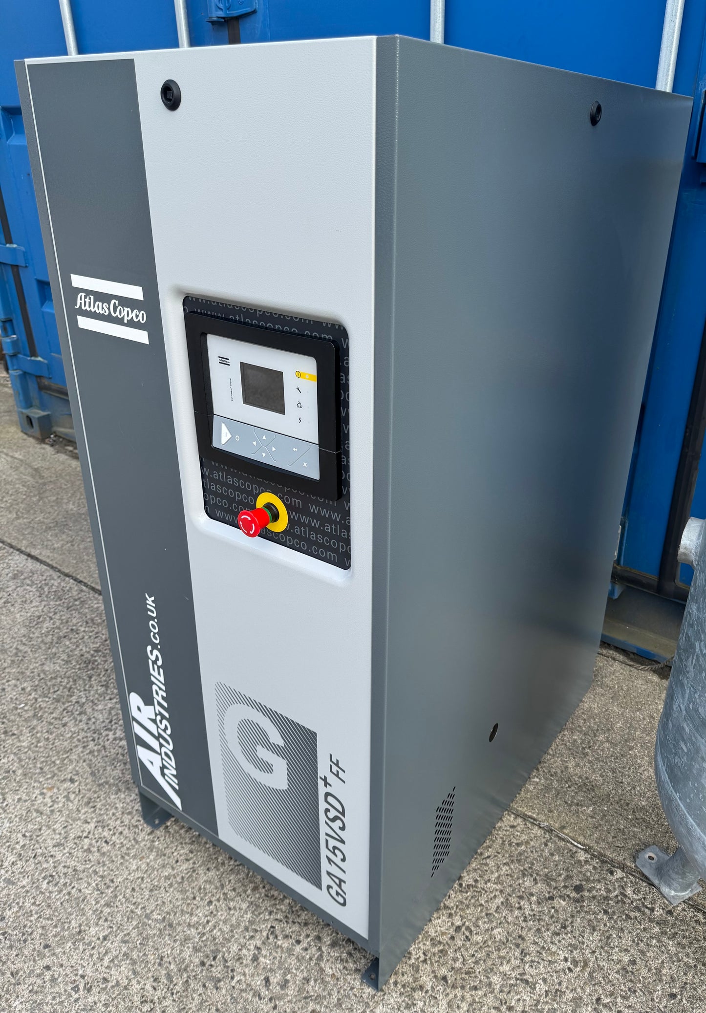 Atlas Copco GA15VSD+FF Variable Speed Rotary Screw Compressor + Dryer + Air Receiver  (88CFM)