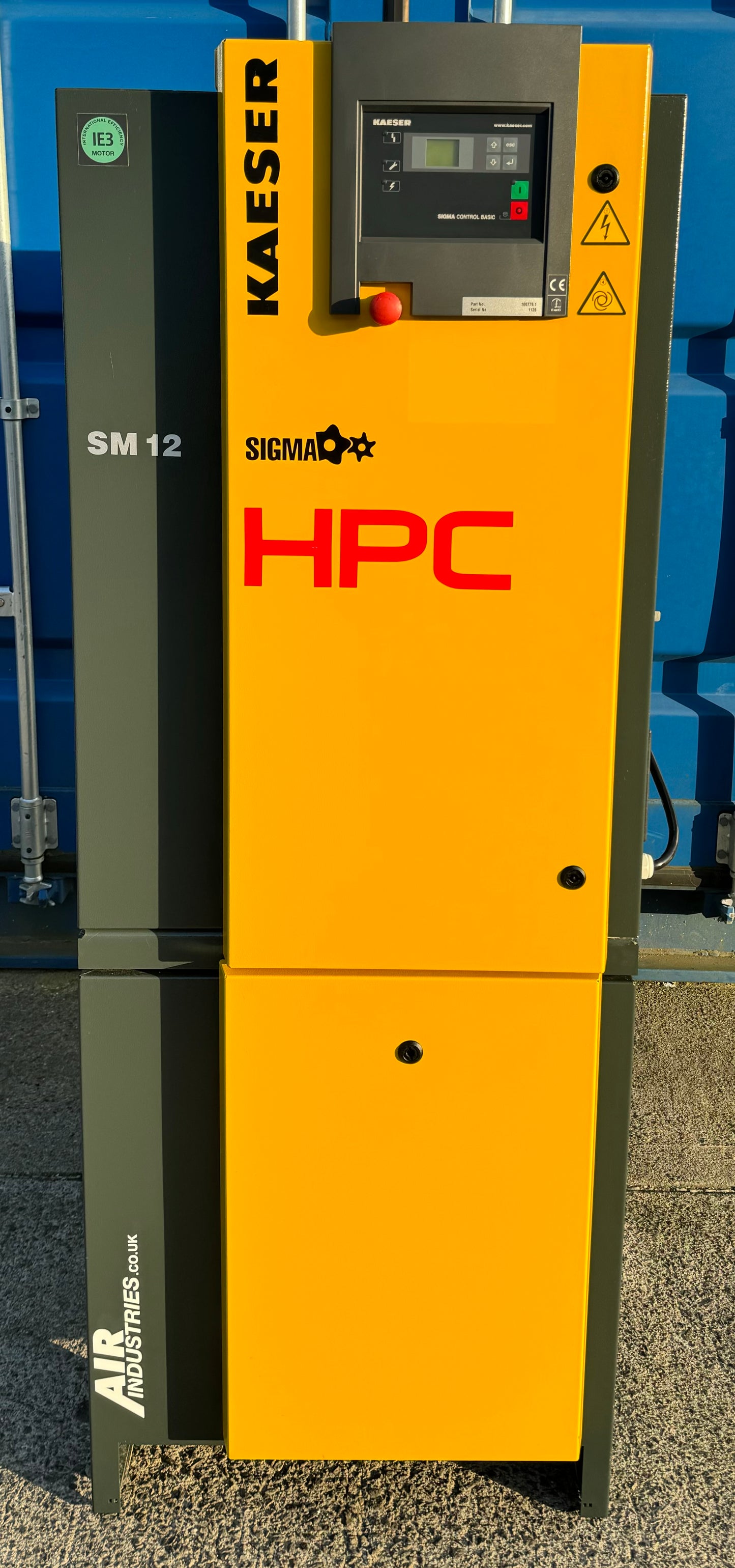 HPC / Kaeser Aircenter 12 Rotary Screw Compressor + Receiver + Dryer 7.5Kw, 42cfm!