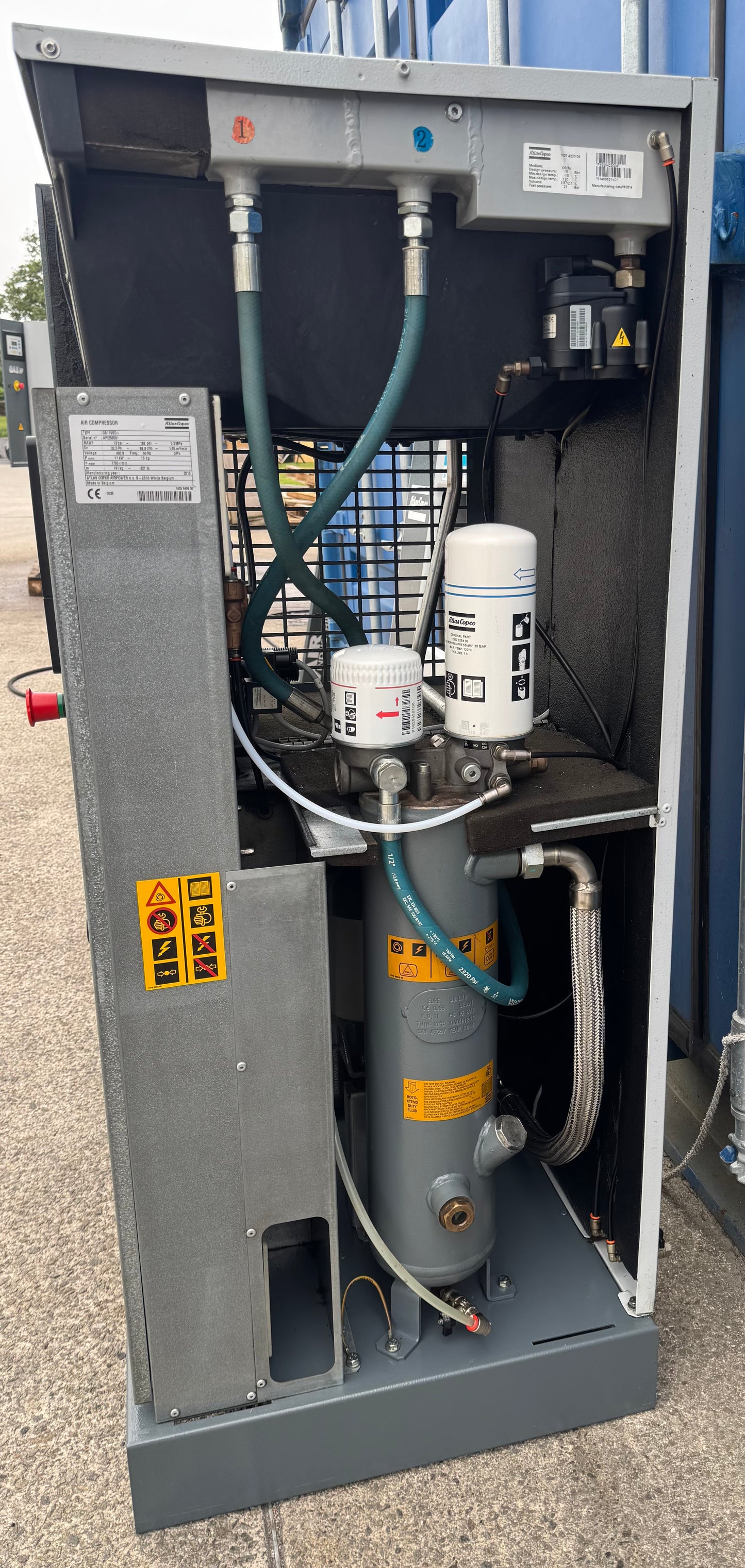 Atlas Copco GA11VSD+ Variable Speed Drive Rotary Screw Compressor (68.8CFM)
