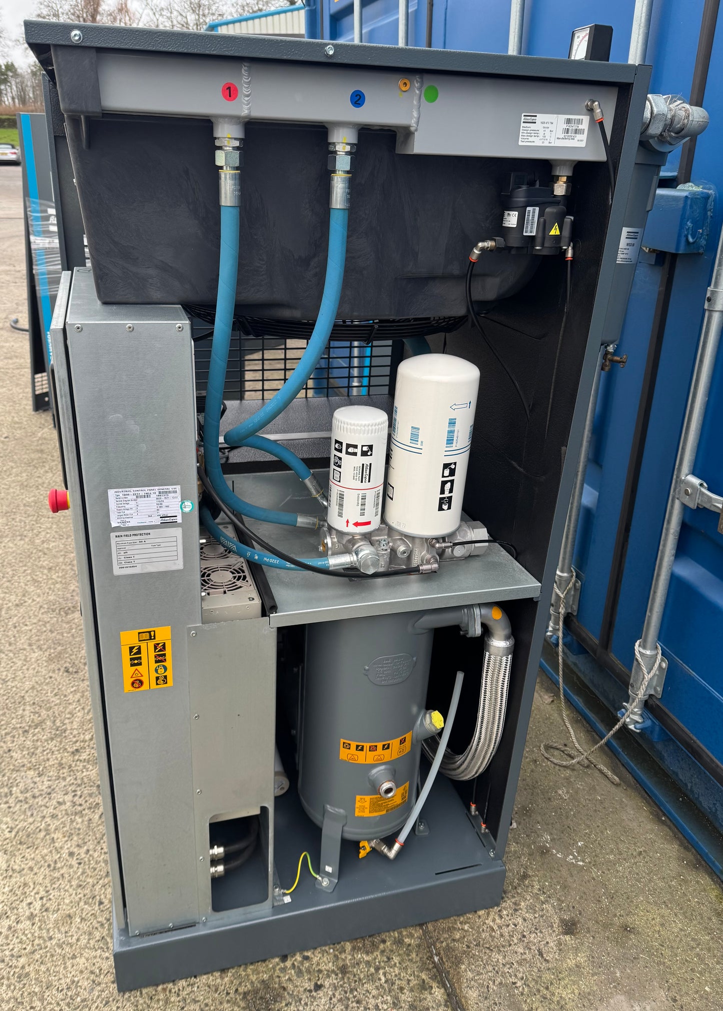 Atlas Copco GA30VSD+ Variable Speed Drive Rotary Screw Compressor, 30Kw, 206cfm!