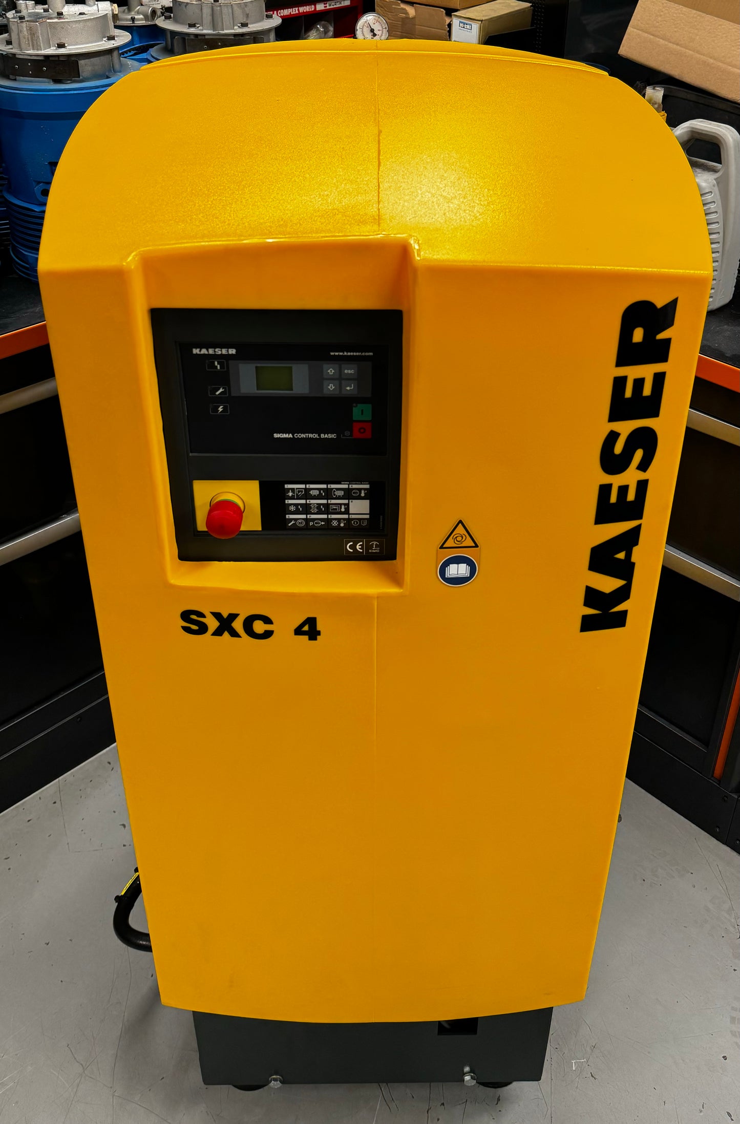 Kaeser SXC4 Rotary Screw Compressor + Dryer + Receiver (9Cfm, 3.0Kw, 15Bar)