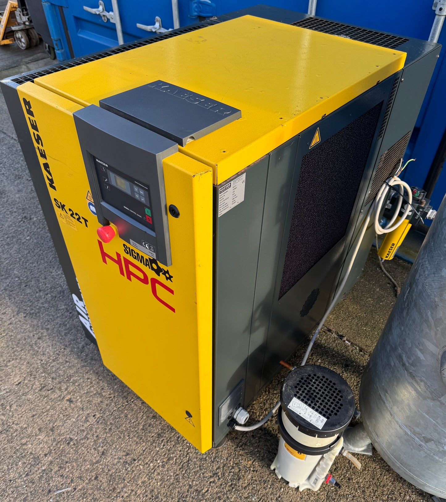 Kaeser / HPC SK22T Rotary Screw Compressor Package + Dryer + Receiver (8Bar, 70CFM)