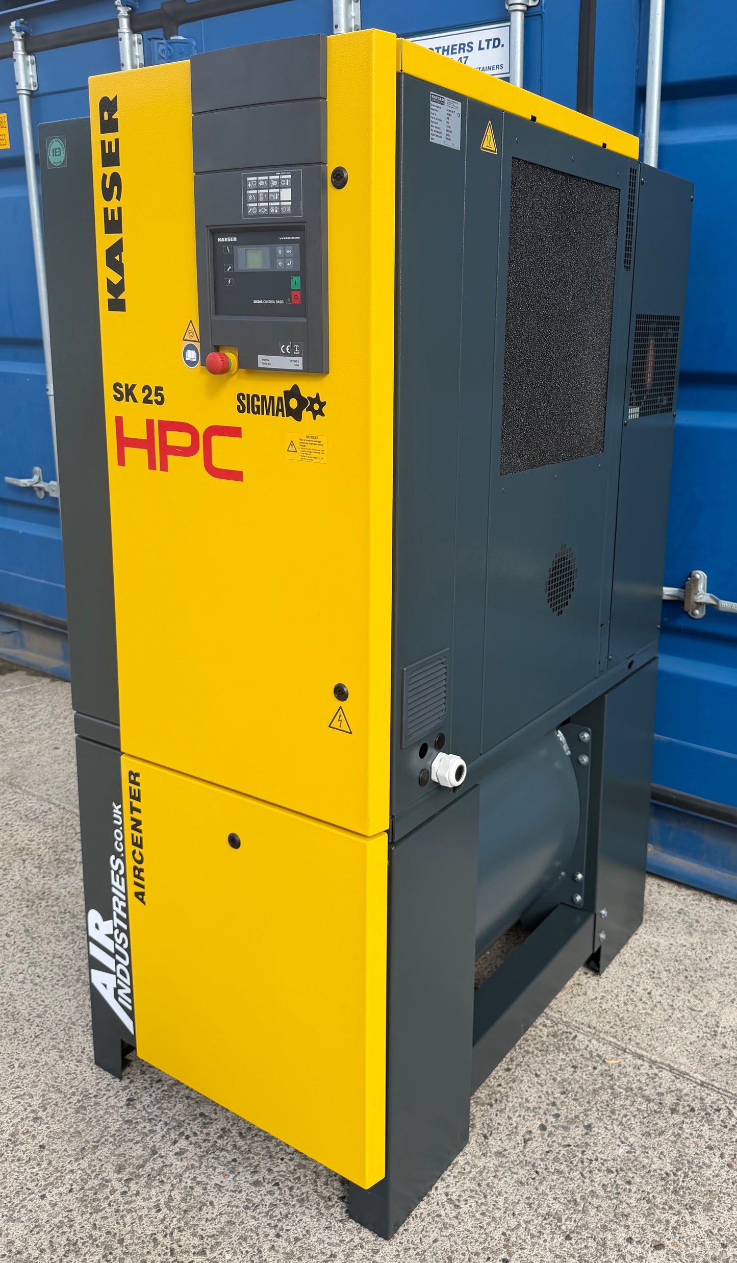 HPC / Kaeser Aircenter 25 Rotary Screw Compressor + Dryer 15Kw, 20Hp, 88.28cfm