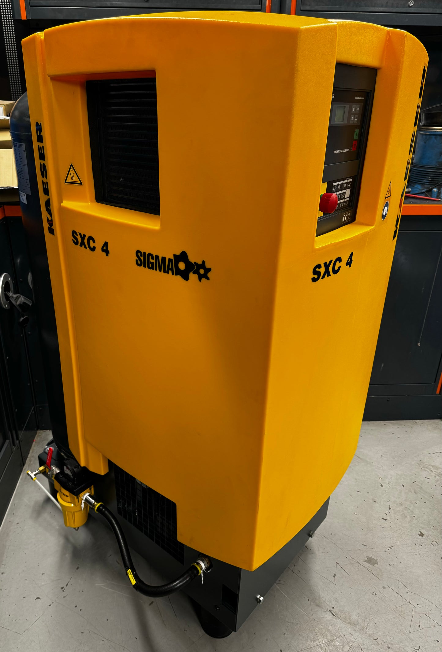 Kaeser SXC4 Rotary Screw Compressor + Dryer + Receiver (9Cfm, 3.0Kw, 15Bar)