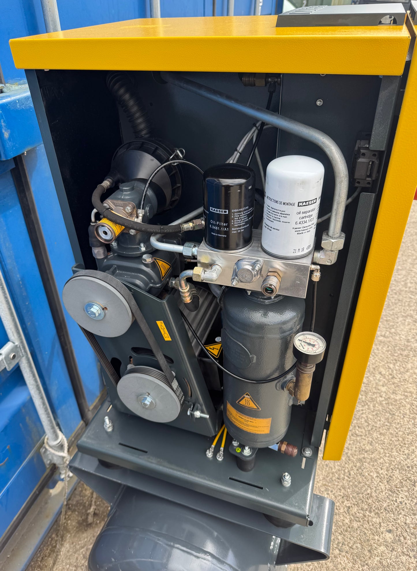 HPC / Kaeser SX6 Receiver Mounted Rotary Screw Compressor 4.0Kw, 11Bar!