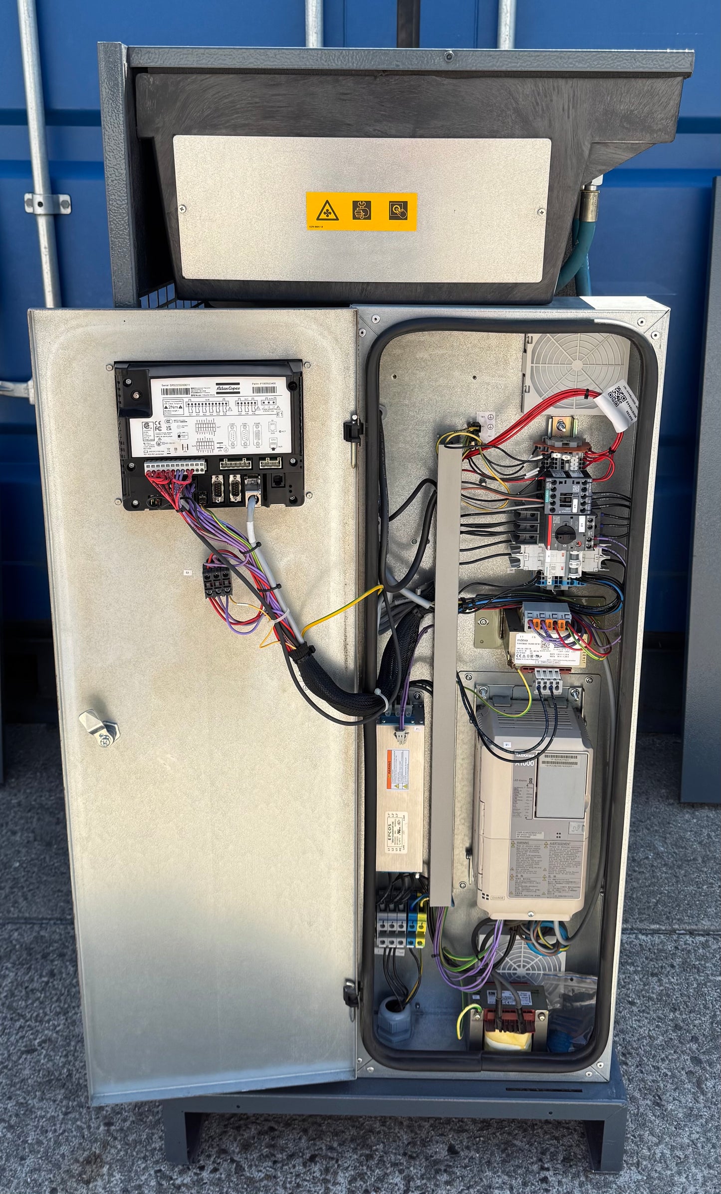 Atlas Copco GA7VSD+FF Variable Speed Rotary Screw Compressor + Dryer, 46cfm!