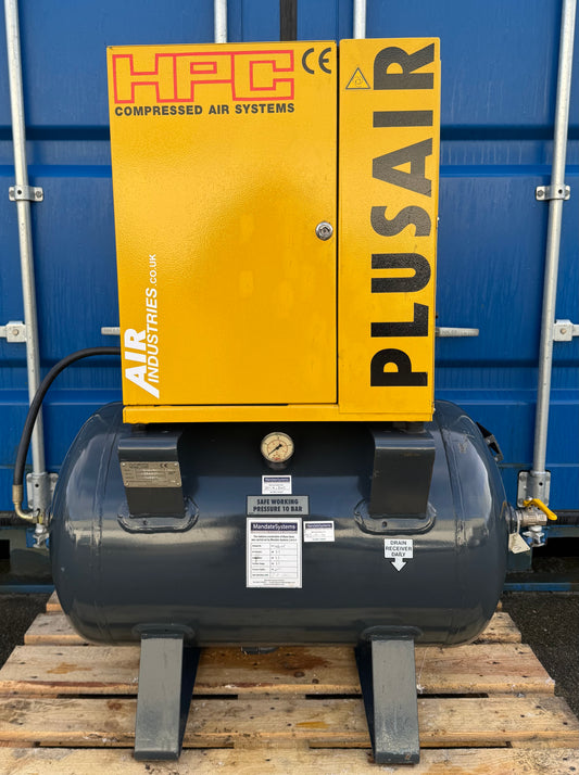 HPC / Kaeser SX6 Receiver Mounted Rotary Screw Compressor (4.0kW, 5.5HP, 16.5CFM)