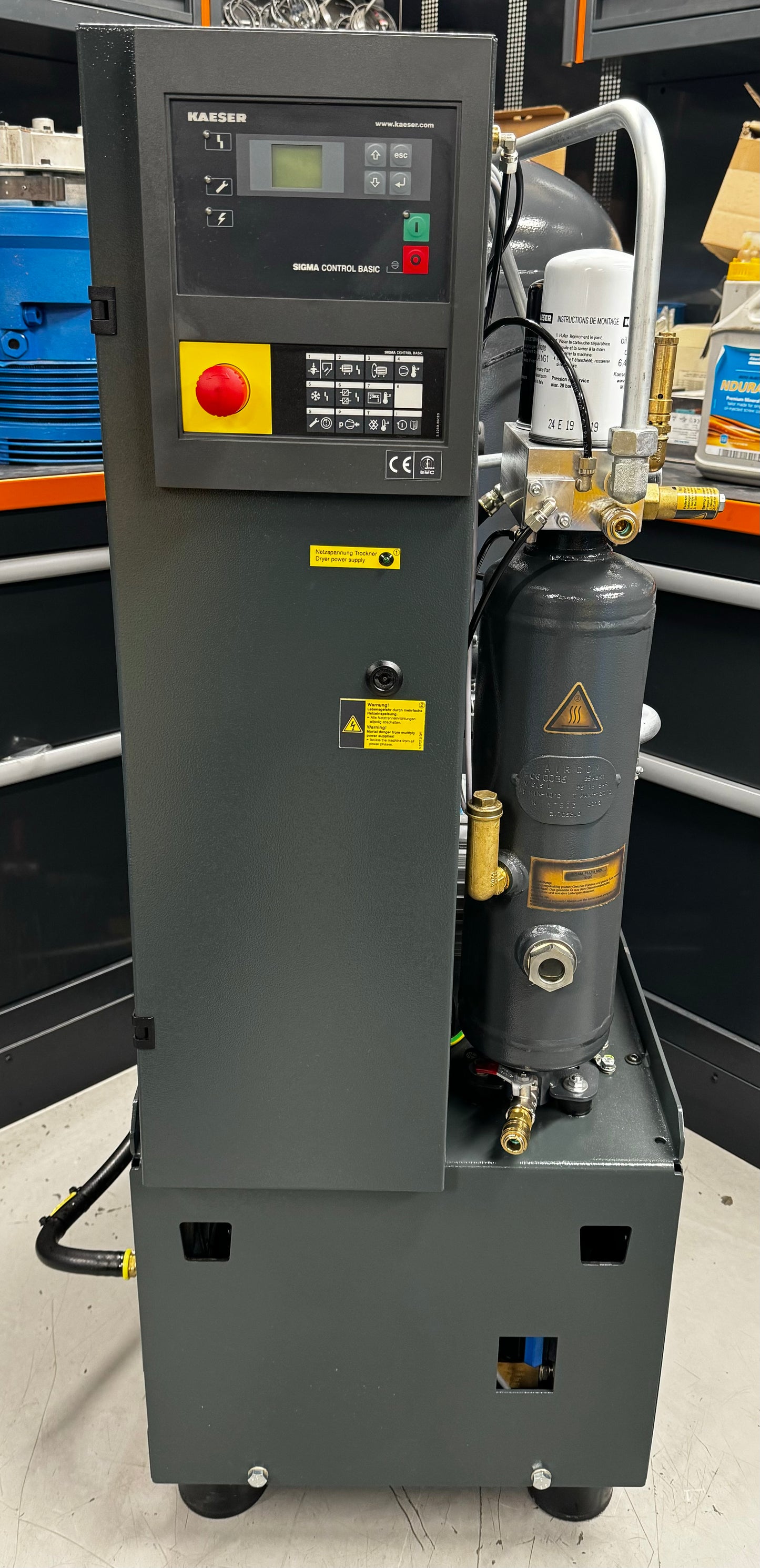 Kaeser SXC4 Rotary Screw Compressor + Dryer + Receiver (9Cfm, 3.0Kw, 15Bar)