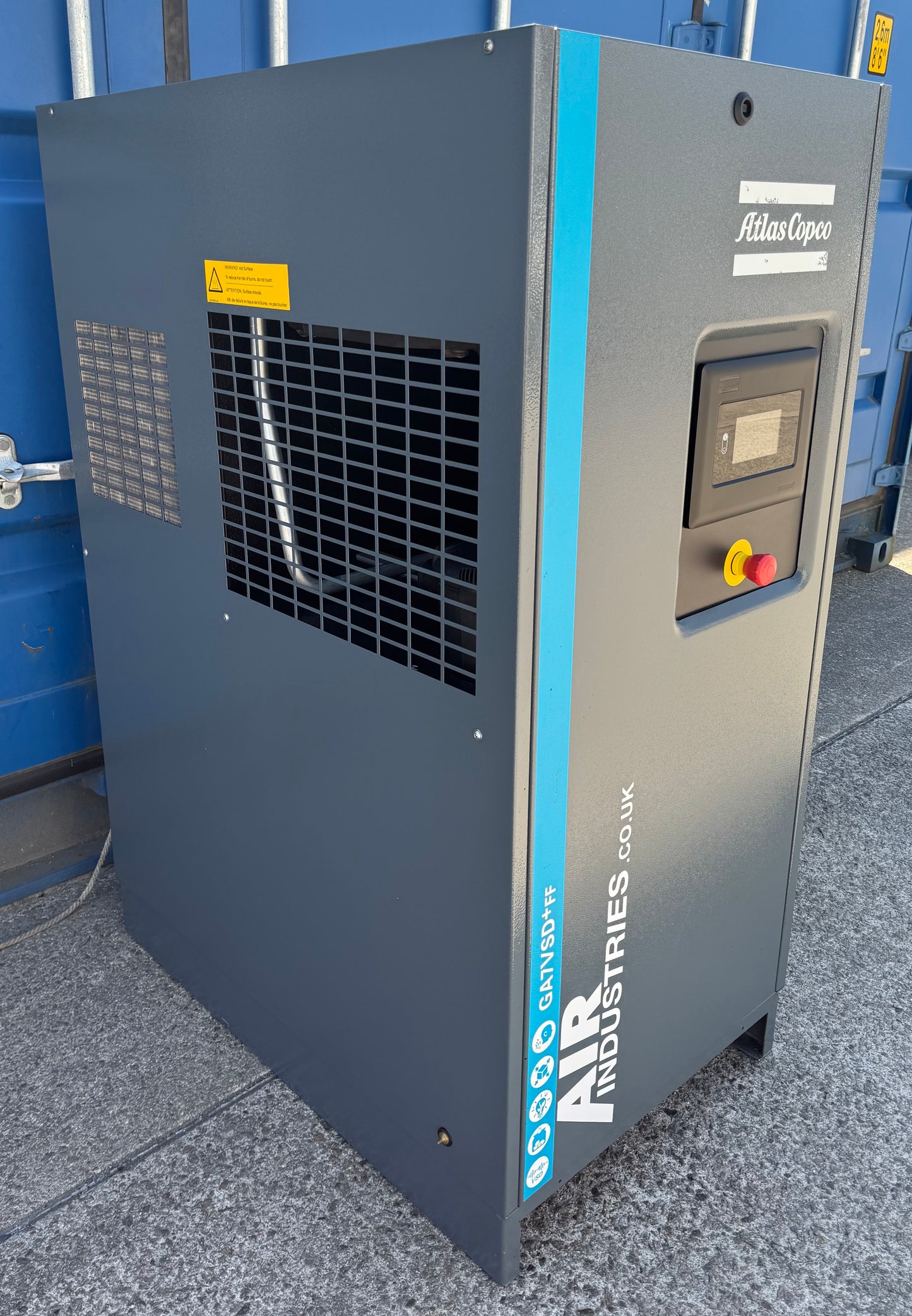 Atlas Copco GA7VSD+FF Variable Speed Rotary Screw Compressor + Dryer, 46cfm!