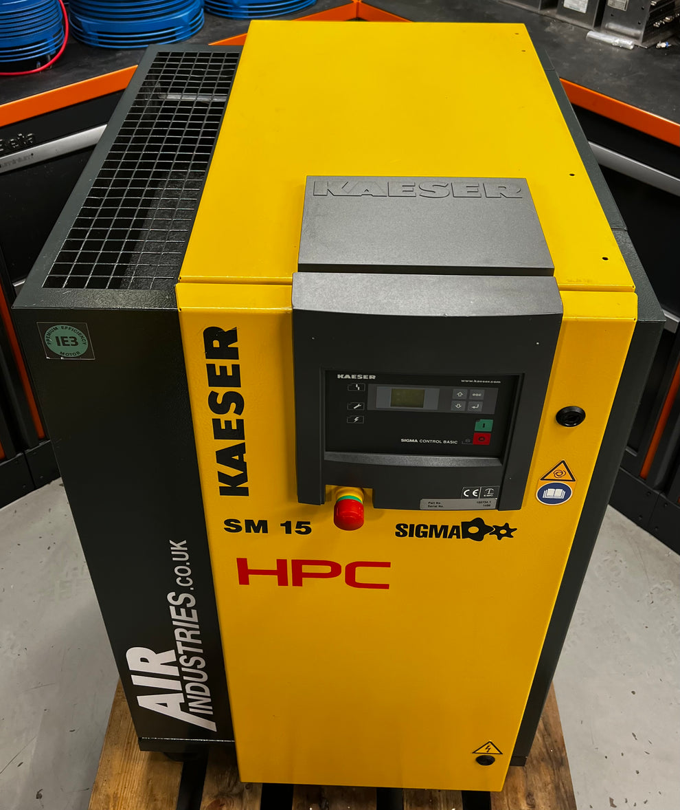 HPC / Kaeser SM15 Floor Mounted Rotary Screw Compressor (9.0Kw, 53CFM ...