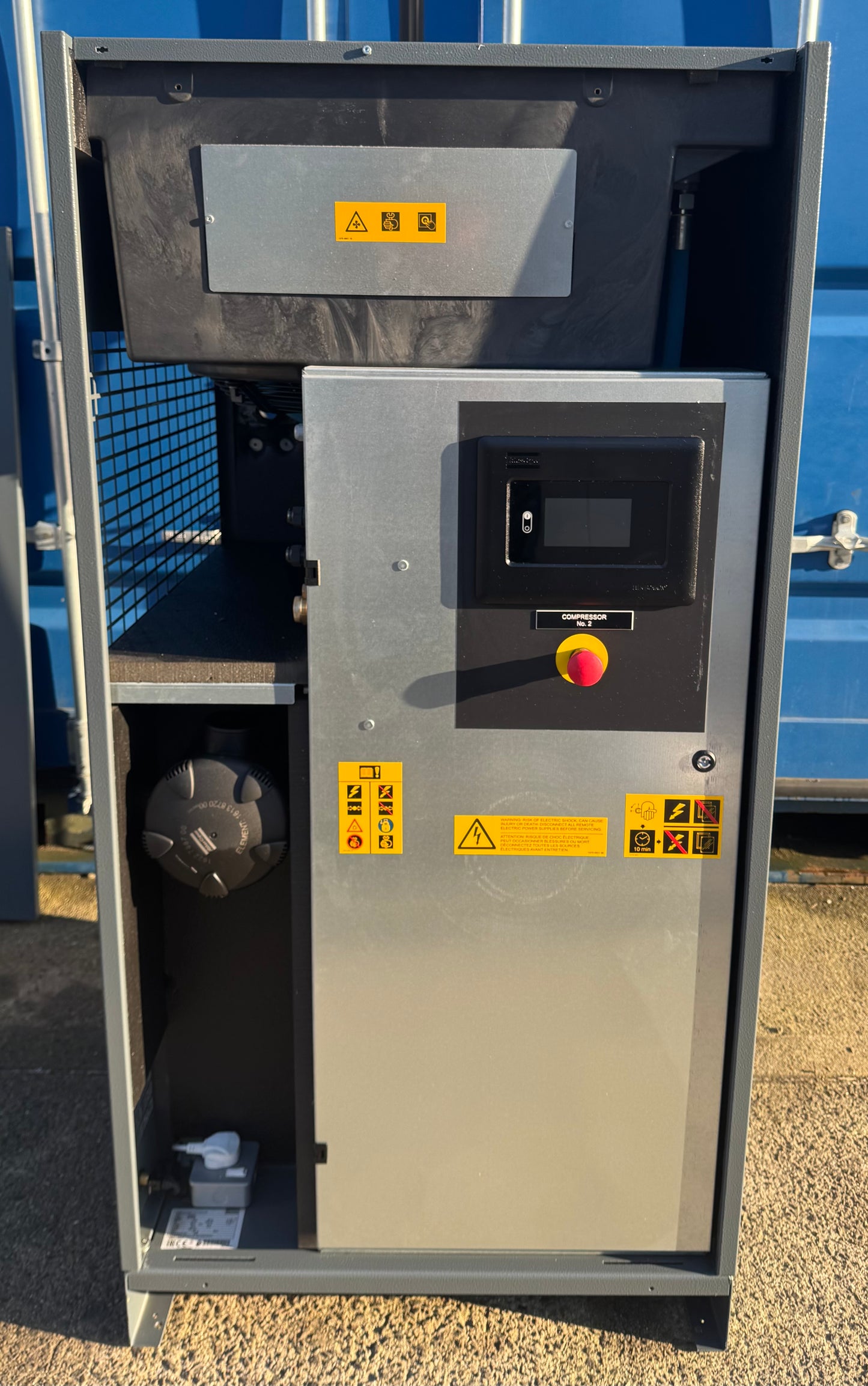 Atlas Copco GA30VSD+ Variable Speed Drive Rotary Screw Compressor, 30Kw, 206cfm!