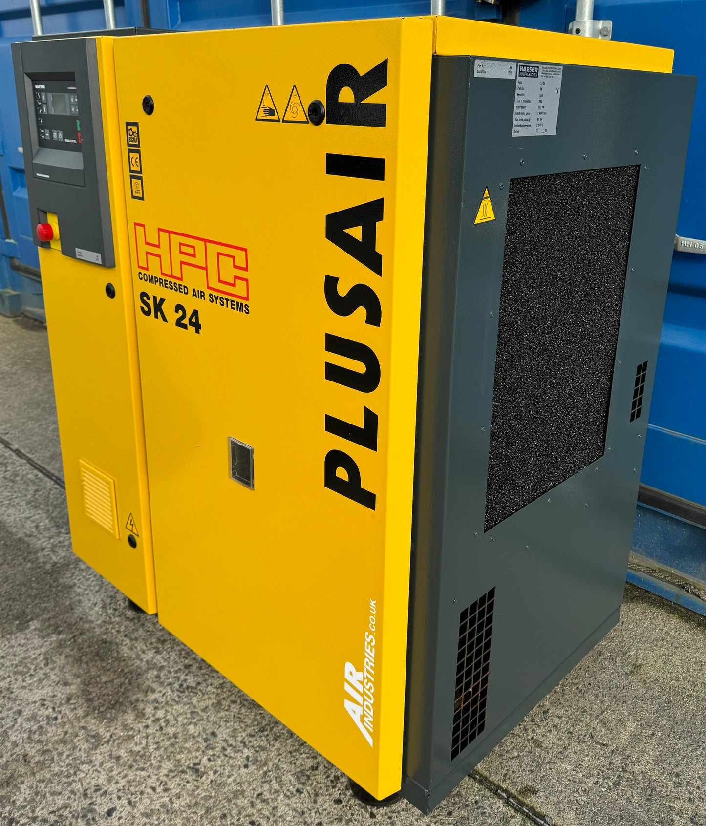 HPC / Kaeser SK24 Rotary Screw Compressor (15.0Kw, 77CFM)