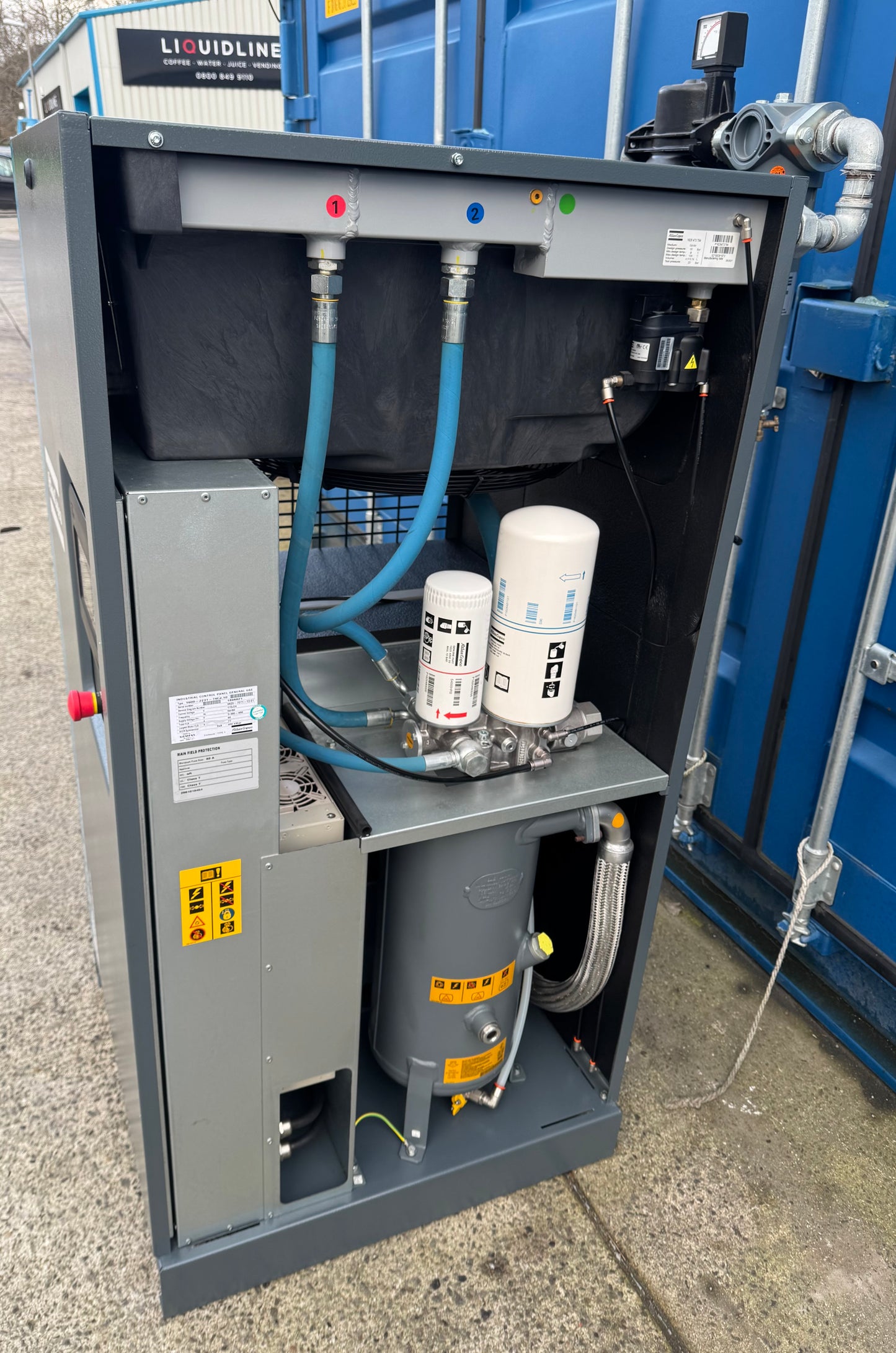 Atlas Copco GA30VSD+ Variable Speed Drive Rotary Screw Compressor, 30Kw, 206cfm!