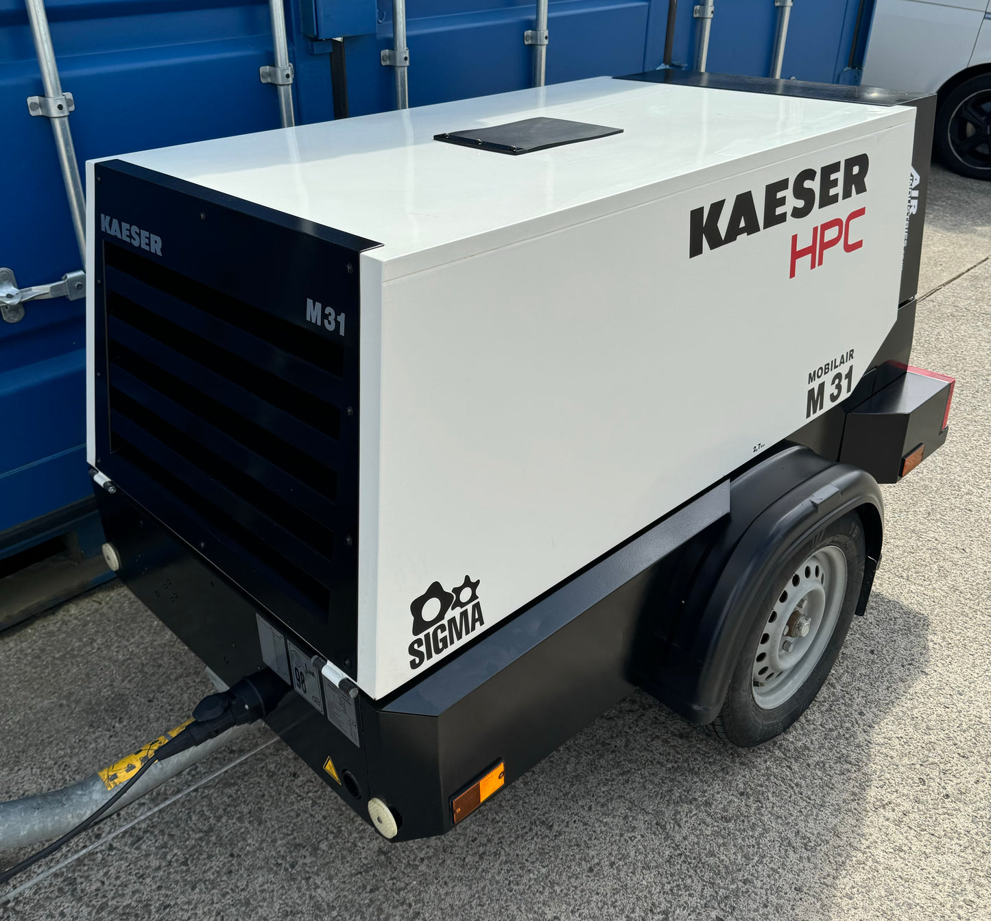 HPC / Kaeser M31 Portable Diesel Rotary Screw Compressor, 10bar,( 92Cfm)