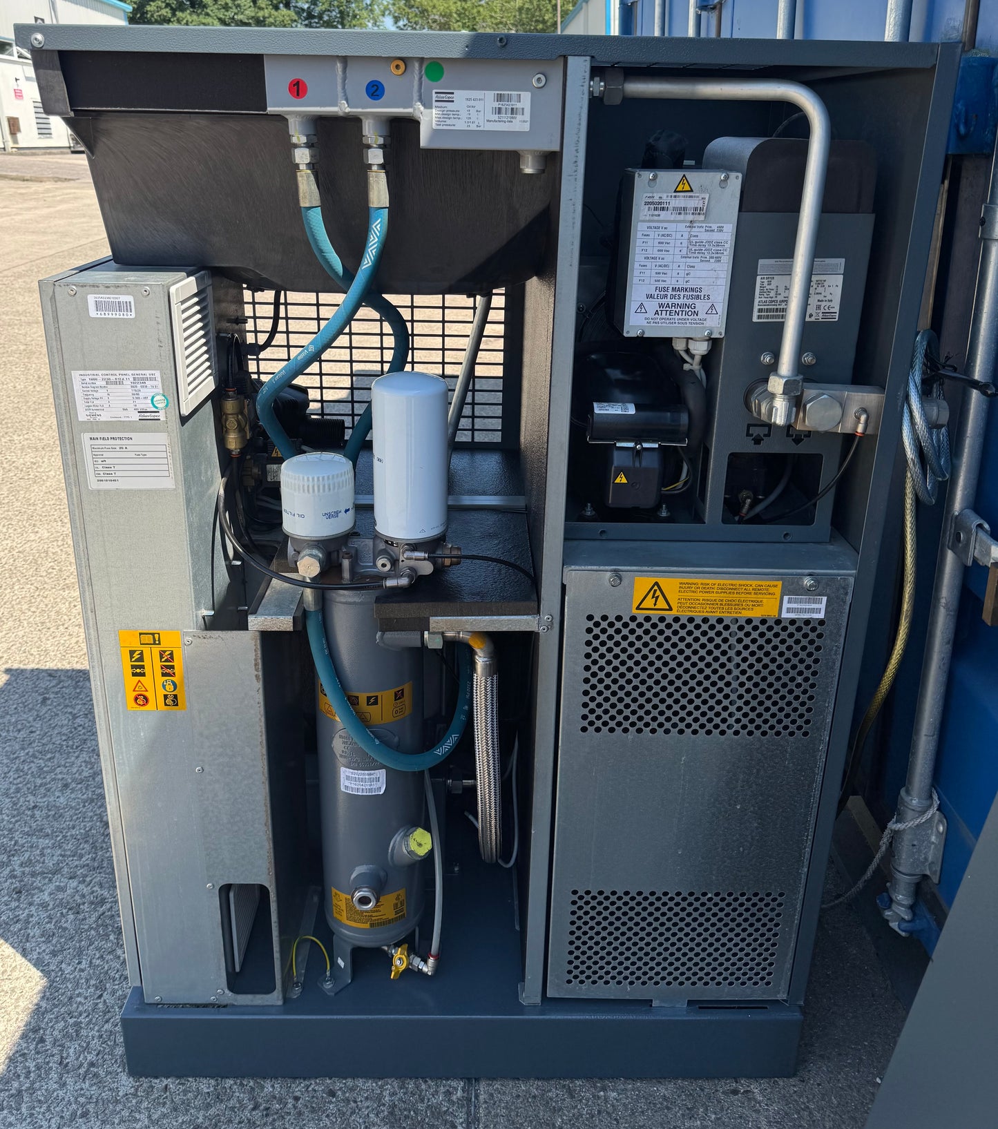 Atlas Copco GA7VSD+FF Variable Speed Rotary Screw Compressor + Dryer, 46cfm!