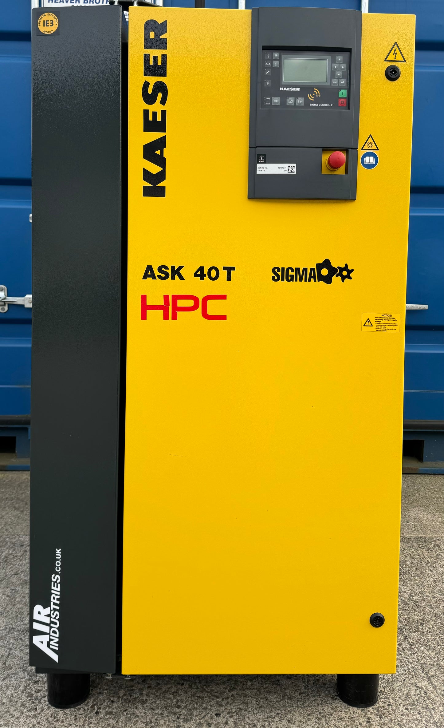 Kaeser / HPC ASK40T Rotary Screw Compressor Package + Dryer 143Cfm