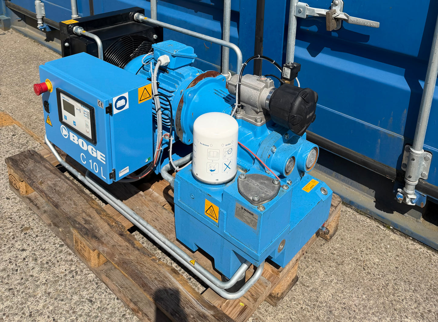 Boge C10L Floor Mounted Rotary Screw Compressor (37Cfm, 7.5Kw)