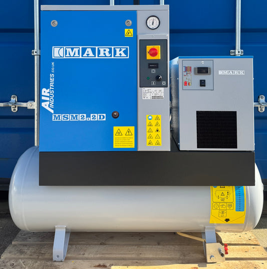 Mark MSM2.2 Receiver Mounted Rotary Screw Compressor With Dryer!