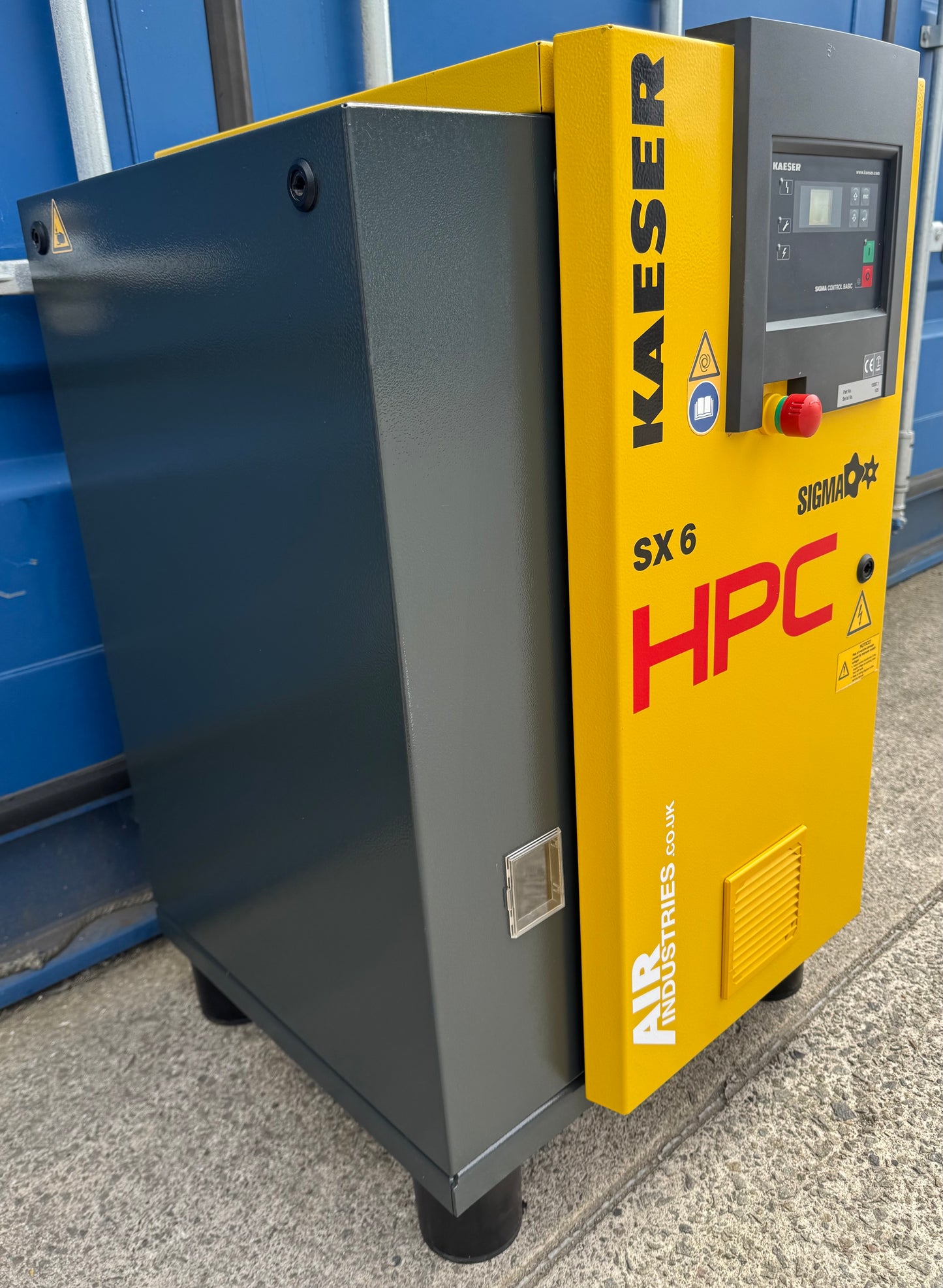 HPC / Kaeser SX6 Rotary Screw Compressor (4.0Kw, 21CFM, 8Bar, 116psi)