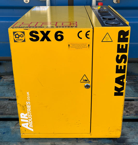 HPC / Kaeser SX6 Floor Mounted Rotary Screw Compressor (4.0kW, 5.5HP, 16.5CFM)